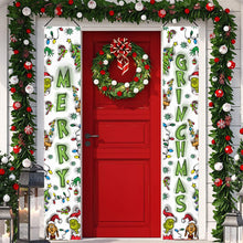 Load image into Gallery viewer, Personalized Merry Grinchmas Porch Sign Christmas Decor