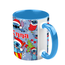 Load image into Gallery viewer, Personalized Ohana Accent Mug Custom Name Christmas Gift