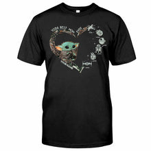 Load image into Gallery viewer, Personalized Yoda Best Mom Ever T-shirt & Hoodie Gift