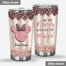 Load image into Gallery viewer, Personalized 20oz Magic Tumbler with Name Glitter Print Gift