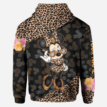 Load image into Gallery viewer, Personalized Leopard Print Hoodie & Leggings Set for Women
