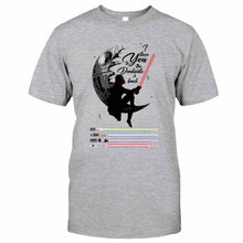 Load image into Gallery viewer, Personalized Father's Day T-shirt & Hoodie I Love You to the Darkside Gift