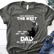 Load image into Gallery viewer, Personalized Fishing T-Shirt & Hoodie for Dad with Custom Names