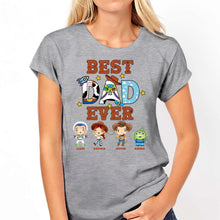 Load image into Gallery viewer, Personalized Best Dad Ever T-shirt and Hoodie Gift for Father's Day
