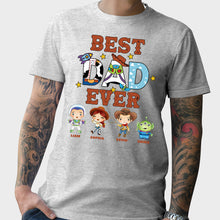 Load image into Gallery viewer, Personalized Best Dad Ever T-shirt and Hoodie Gift for Father's Day