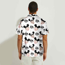 Load image into Gallery viewer, Personalized Hawaiian Shirt for Dad with Mickey Mouse Design