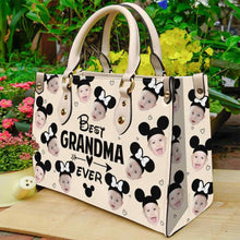 Load image into Gallery viewer, Personalized Leather Handbag Best Grandma Ever Custom Gift