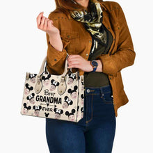 Load image into Gallery viewer, Personalized Leather Handbag Best Grandma Ever Custom Gift