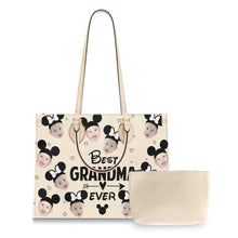 Load image into Gallery viewer, Personalized Leather Handbag Best Grandma Ever Custom Gift
