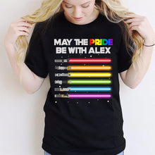 Load image into Gallery viewer, Personalized LGBT Pride T-shirt & Hoodie with Custom Name