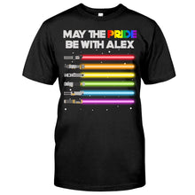 Load image into Gallery viewer, Personalized LGBT Pride T-shirt & Hoodie with Custom Name