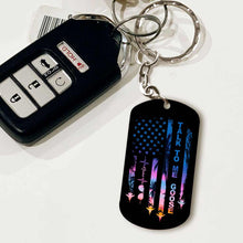 Load image into Gallery viewer, Personalized Independence Day Stainless Steel Keychain Gift