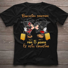 Load image into Gallery viewer, Personalized Couple Travel T-shirt & Hoodie Custom Name Gift