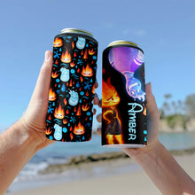 Load image into Gallery viewer, Personalized Can Cooler with Custom Name for Cold Drinks
