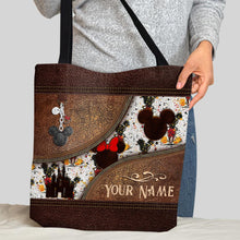 Load image into Gallery viewer, Personalized Mouse Design Tote Bag Custom Name Gift for All Occasions