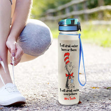 Load image into Gallery viewer, Personalized Teacher Water Tracker Bottle with Time Markers and Infuser
