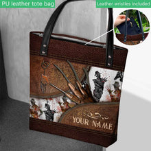 Load image into Gallery viewer, Personalized Nightmare Tote Bag Custom Name Gift for Horror Lovers