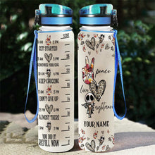 Load image into Gallery viewer, Personalized Nightmare Water Tracker Bottle Custom Name Gift
