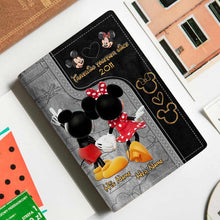 Load image into Gallery viewer, Personalized Mouse Passport Holder Travel Gift for Couple