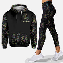 Load image into Gallery viewer, Personalized Colorful Mouse Hoodie and Leggings Set for Kids