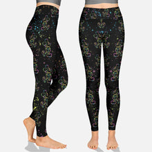 Load image into Gallery viewer, Personalized Colorful Mouse Hoodie and Leggings Set for Kids