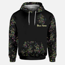 Load image into Gallery viewer, Personalized Colorful Mouse Hoodie and Leggings Set for Kids