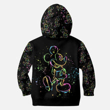 Load image into Gallery viewer, Personalized Colorful Mouse Hoodie and Leggings Set for Kids