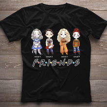Load image into Gallery viewer, Personalized Bestie T-shirt & Hoodie Custom Names Gift
