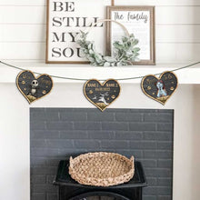 Load image into Gallery viewer, Personalized 3-Piece Couple Garland for Christmas Decor