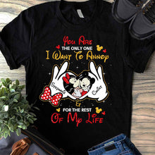 Load image into Gallery viewer, Personalized Couple T-shirt & Hoodie Custom Name Gift