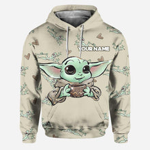 Load image into Gallery viewer, Personalized The Force Hoodie and Leggings Set Custom Name for Kids