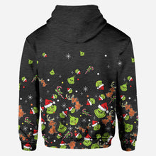 Load image into Gallery viewer, Personalized Grinch Christmas Hoodie & Leggings Set for Kids & Adults