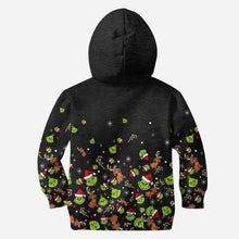Load image into Gallery viewer, Personalized Grinch Christmas Hoodie & Leggings Set for Kids & Adults