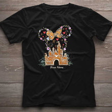 Load image into Gallery viewer, Personalized Merry Christmas Mouse T-shirt & Hoodie Custom Name Gift