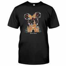Load image into Gallery viewer, Personalized Merry Christmas Mouse T-shirt & Hoodie Custom Name Gift