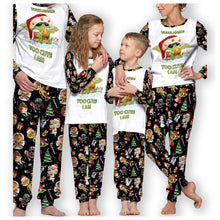 Load image into Gallery viewer, Personalized Christmas Pajamas Set with Your Name Cute Design