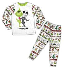 Load image into Gallery viewer, Personalized Christmas Pajamas Set for Kids Custom Name Gift