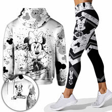 Load image into Gallery viewer, Personalized Cute Mouse Ears Hoodie & Leggings Set for Kids
