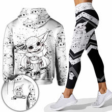 Load image into Gallery viewer, Personalized Cute Hoodie and Leggings Set Custom Name Gift