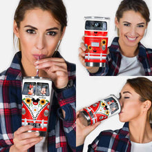Load image into Gallery viewer, Personalized Couple Tumbler with Custom Names and Mickey Mouse Design