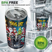 Load image into Gallery viewer, Personalized Christmas Tumbler with Nightmare Design for Mom