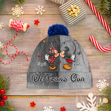 Load image into Gallery viewer, Personalized Mickey & Minnie Mouse Beanie Hat for Couples