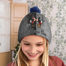 Load image into Gallery viewer, Personalized Mickey & Minnie Mouse Beanie Hat for Couples
