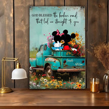 Load image into Gallery viewer, Personalized Canvas Print Blessed Road Custom Name Gift