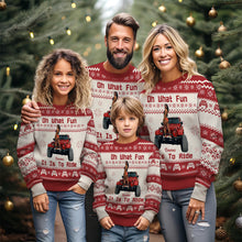 Load image into Gallery viewer, Personalized Ugly Christmas Sweater Fun Ride Gift for Family