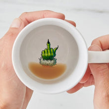 Load image into Gallery viewer, Personalized Christmas Hidden Message Mug with Grinch Design