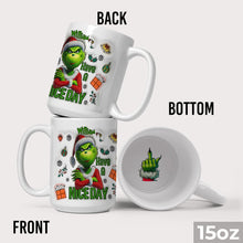 Load image into Gallery viewer, Personalized Christmas Hidden Message Mug with Grinch Design