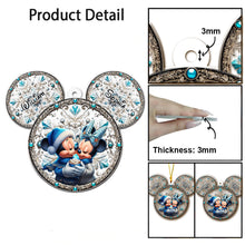 Load image into Gallery viewer, Personalized Mouse Ornament Custom Name Gift for Couples