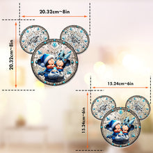 Load image into Gallery viewer, Personalized Mouse Couple Window Hanging Suncatcher Gift
