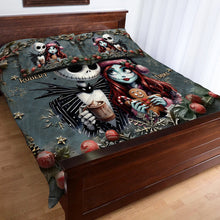 Load image into Gallery viewer, Personalized Nightmare Quilt Set for Couples | Custom Name Gift